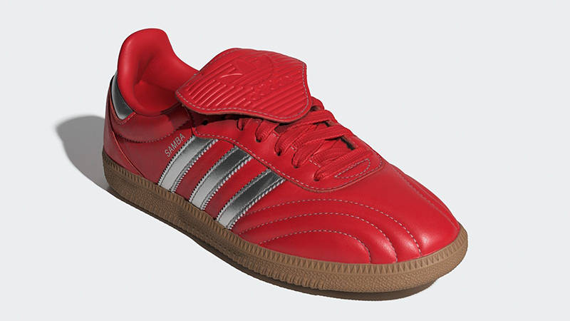 adidas Samba LT Better Scarlet Silver JS3938 front