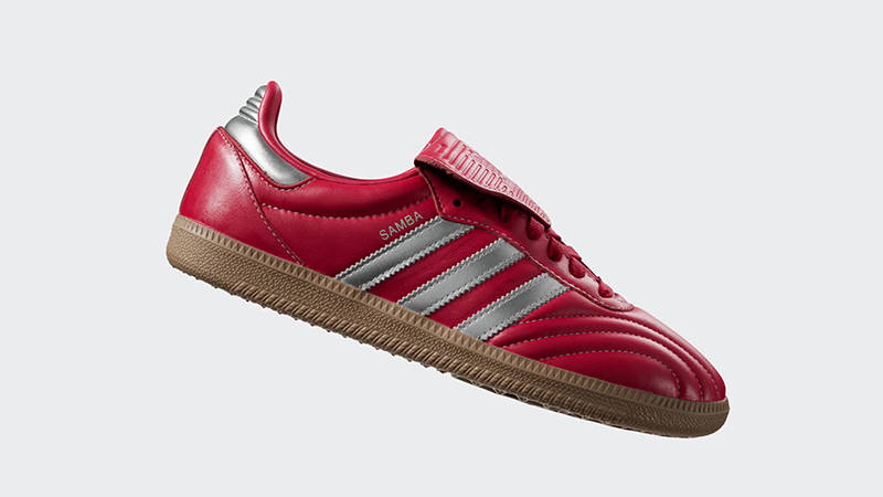 adidas Samba LT Better Scarlet Silver JS3938 side