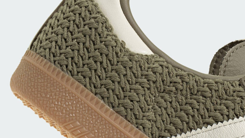 adidas Samba OG Crochet Pack Orbit Green Closeup