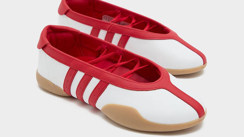adidas Taekwondo Mei Ballet Silver Red JQ0960 front