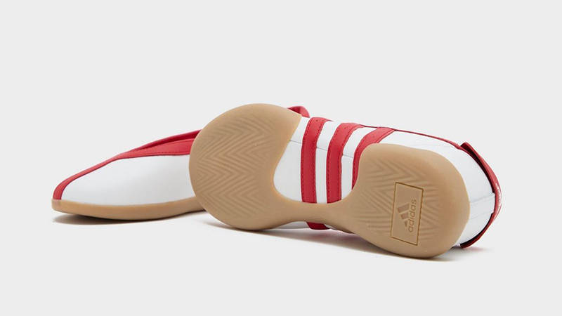 adidas Taekwondo Mei Ballet Silver Red JQ0960 side