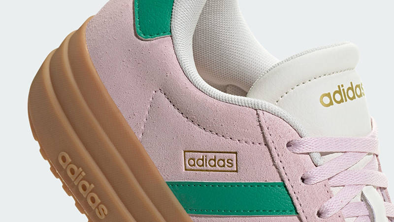 adidas VL Court Bold Clear Pink Court Green JP6916 Detail 2