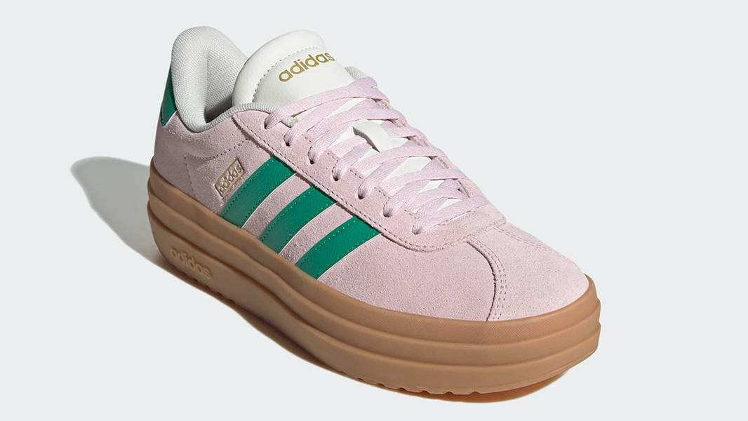 adidas VL Court Bold Clear Pink Court Green JP6916 Side