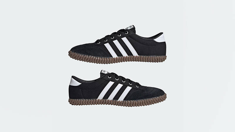 adidas Volley Plimsole Black Gum JR6016 feature