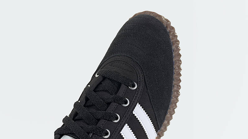 adidas Volley Plimsole Black Gum JR6016 toe