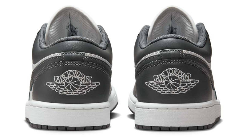 Air Jordan 1 Low Grey White Back