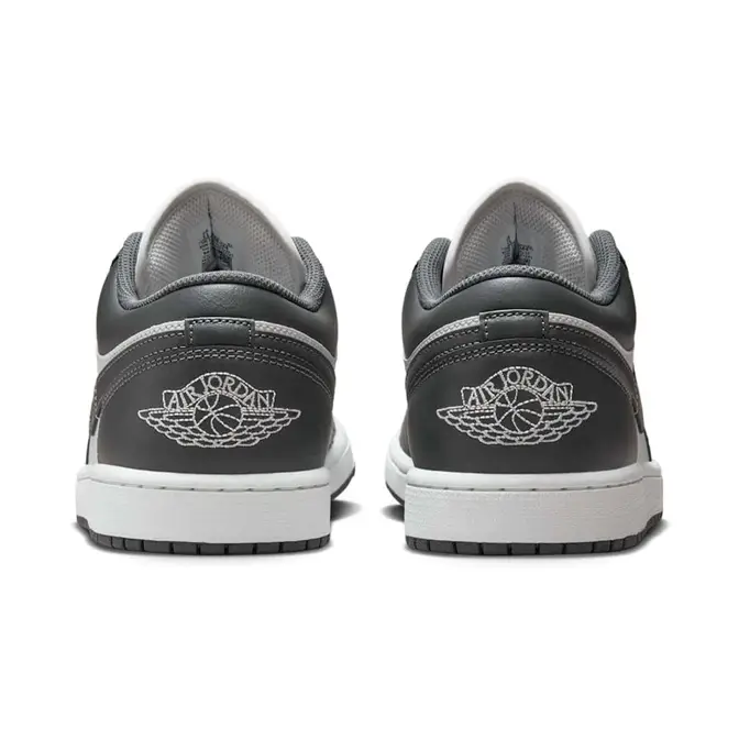 Air Jordan 1 Low Grey White Back