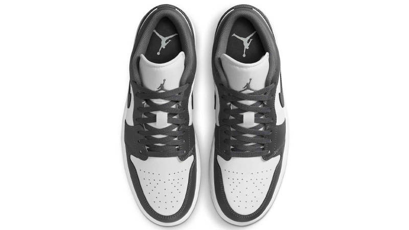 Air Jordan 1 Low Grey White Middle