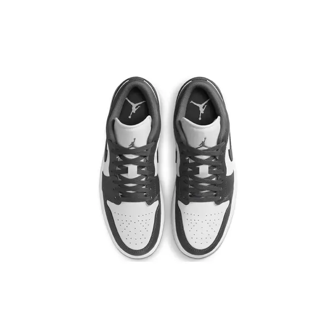 Air Jordan 1 Low Grey White Middle