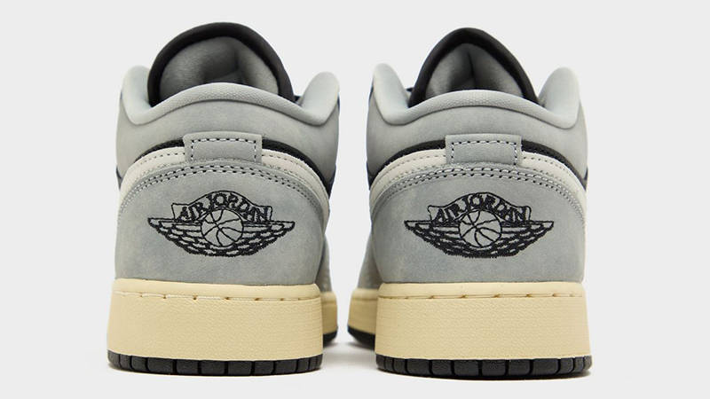 Air Jordan 1 Low GS Light Smoke Grey Back