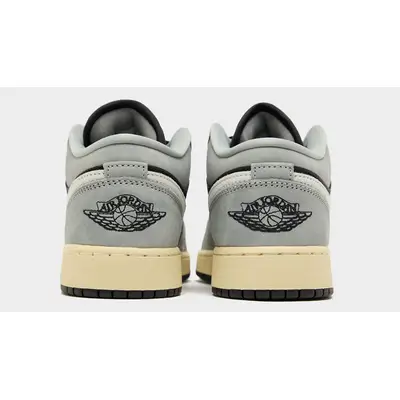 Air Jordan 1 Low GS Light Smoke Grey Back