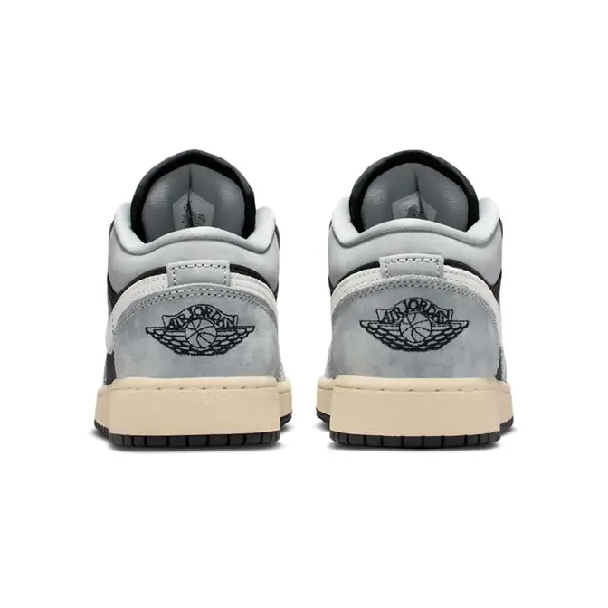Air Jordan 1 Low SE GS Light Smoke Grey Sail Back