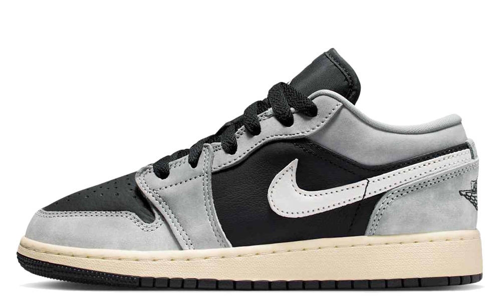 Air Jordan 1 Low SE GS Light Smoke Grey Sail