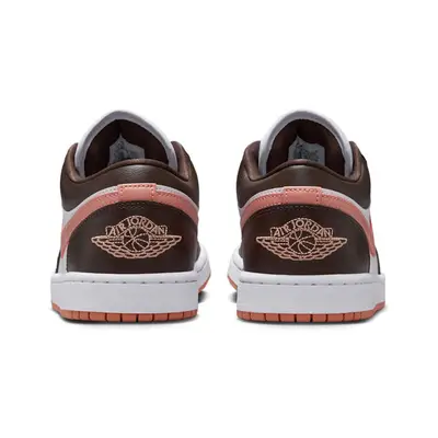 Air Jordan 1 Low White Baroque Brown Back