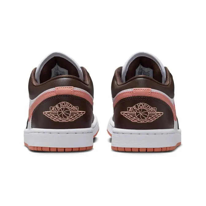 Air Jordan 1 Low White Baroque Brown Back