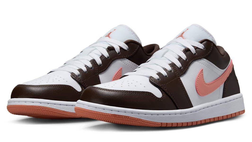 Air Jordan 1 Low White Baroque Brown Front