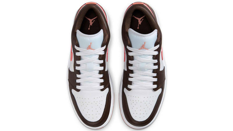 Air Jordan 1 Low White Baroque Brown Middle