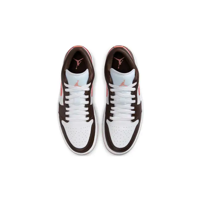 Air Jordan 1 Low White Baroque Brown Middle