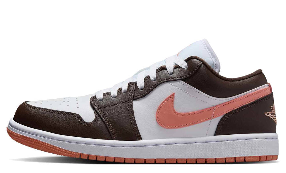 Air Jordan 1 Low White Baroque Brown