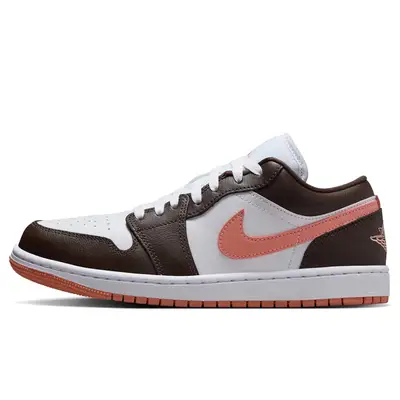 Air Jordan 1 Low White Baroque Brown