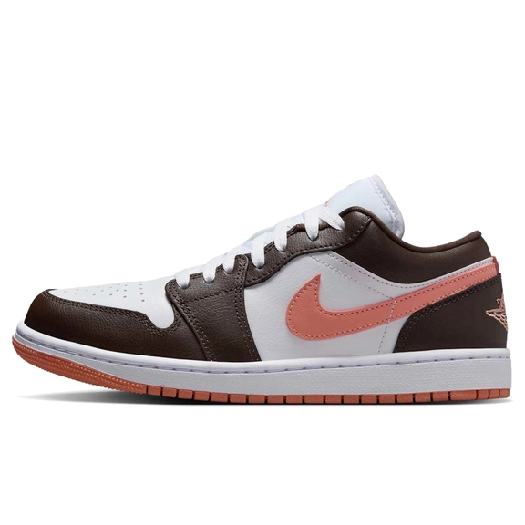 Air Jordan 1 Low White Baroque Brown