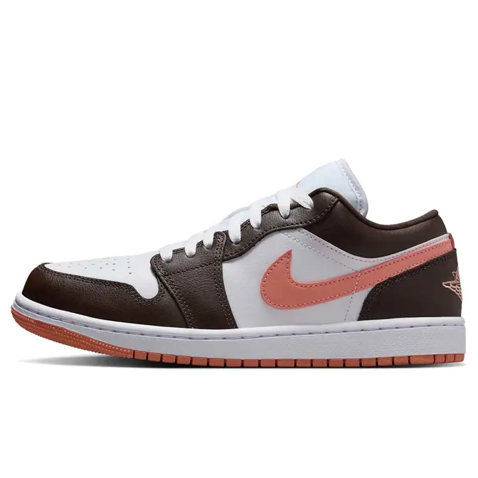 Air Jordan 1 Low White Baroque Brown