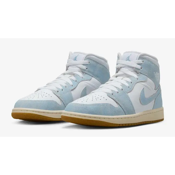 Air Jordan 1 Mid Denim Gum Front