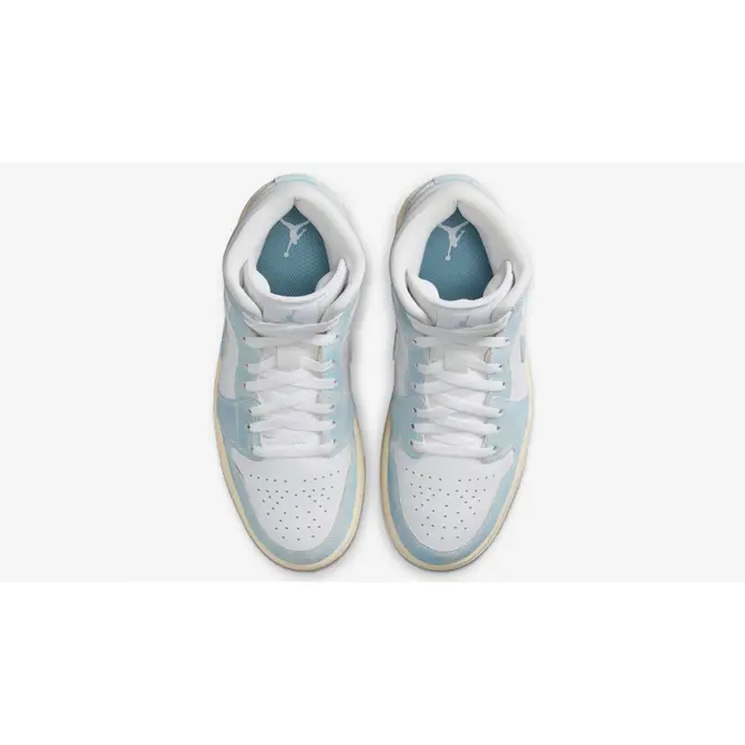 Air Jordan 1 Mid Denim Gum Middle