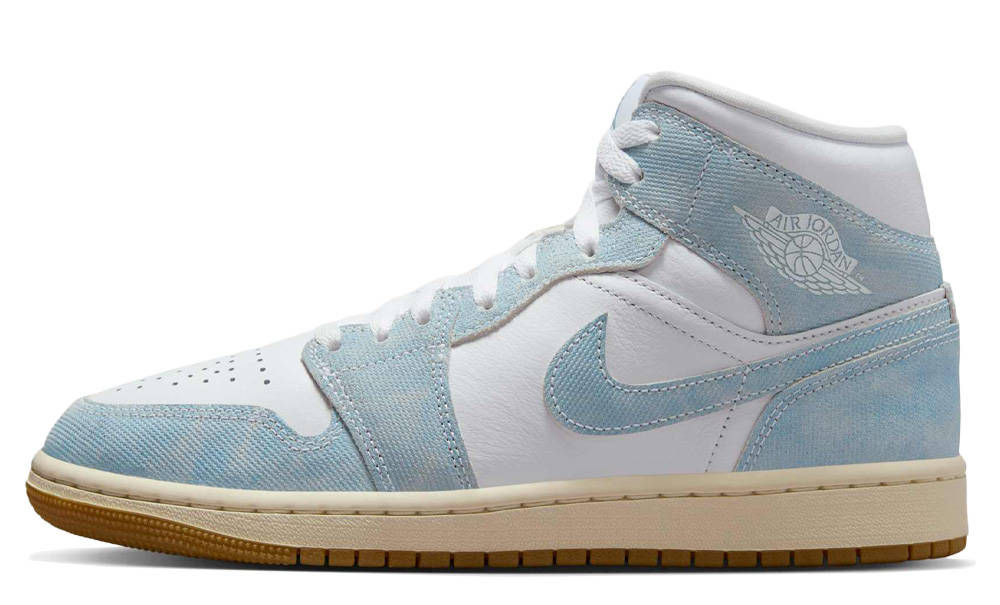 Air Jordan 1 Mid Denim Gum