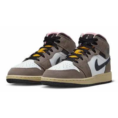Air Jordan 1 Mid SE Cave Stone Front