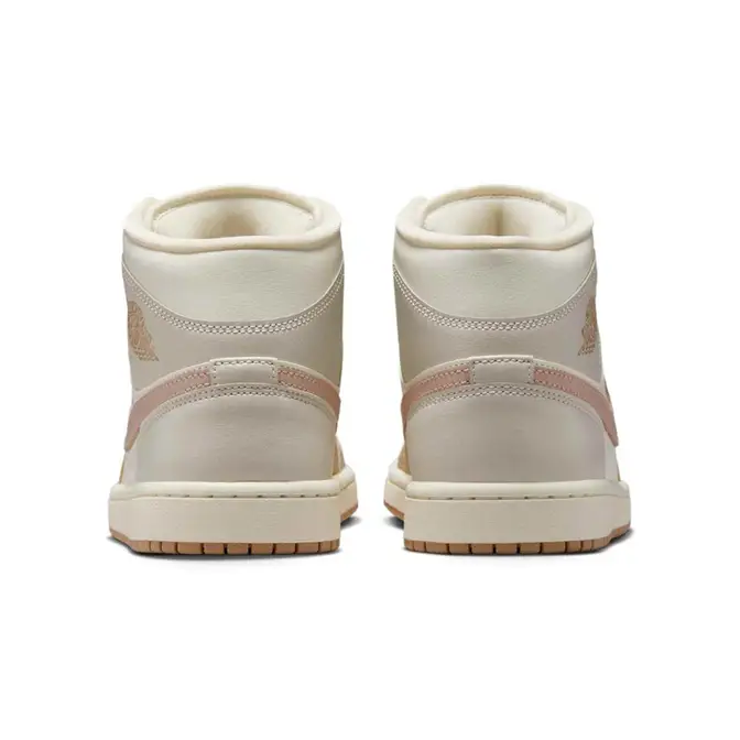 Air Jordan 1 Mid Tan Toe Back
