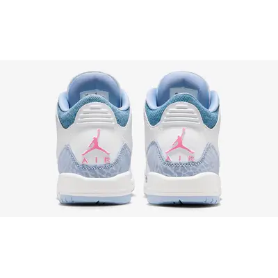 Air Jordan 3 GS White Cobalt Bliss HQ0784-101 Back