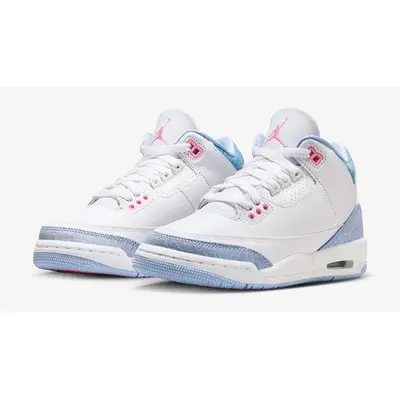 Air Jordan 3 GS White Cobalt Bliss HQ0784-101 Side