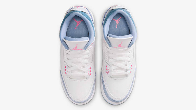 Air Jordan 3 GS White Cobalt Bliss HQ0784-101 Top