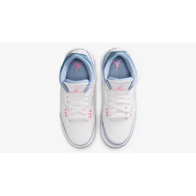 Air Jordan 3 GS White Cobalt Bliss HQ0784-101 Top