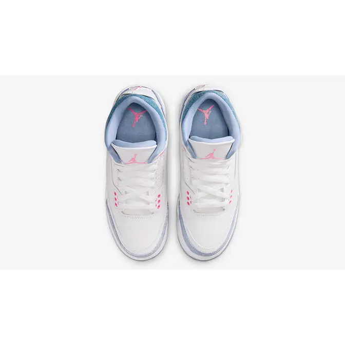Air Jordan 3 GS White Cobalt Bliss HQ0784-101 Top