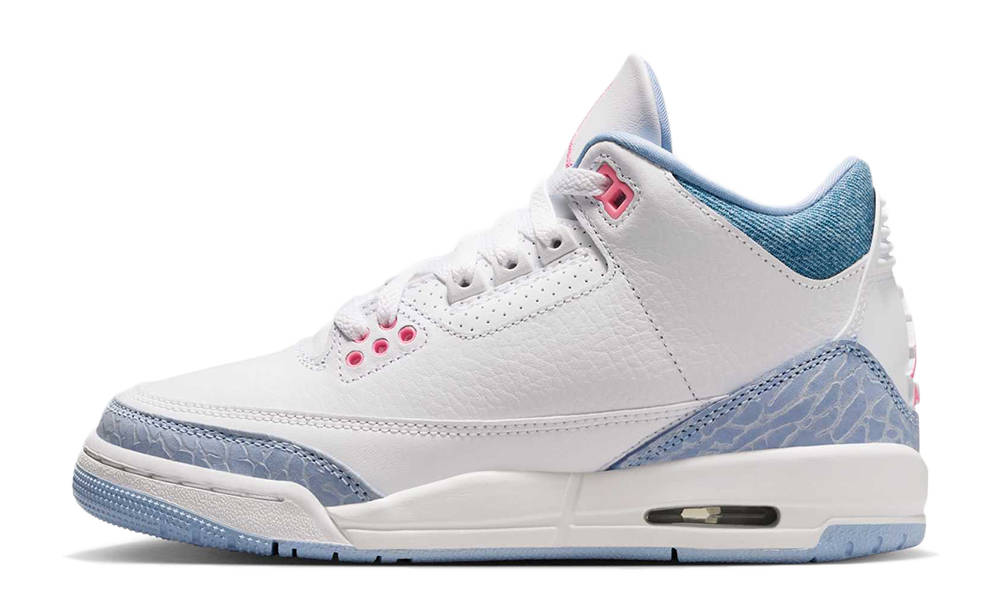 Air Jordan 3 GS White Cobalt Bliss HQ0784-101