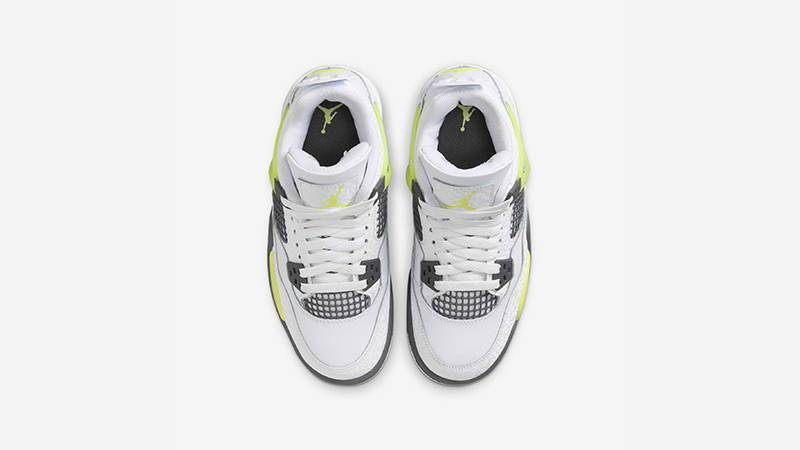 Air Jordan 4 GS Light Lemon Twist HJ5990-100 middle