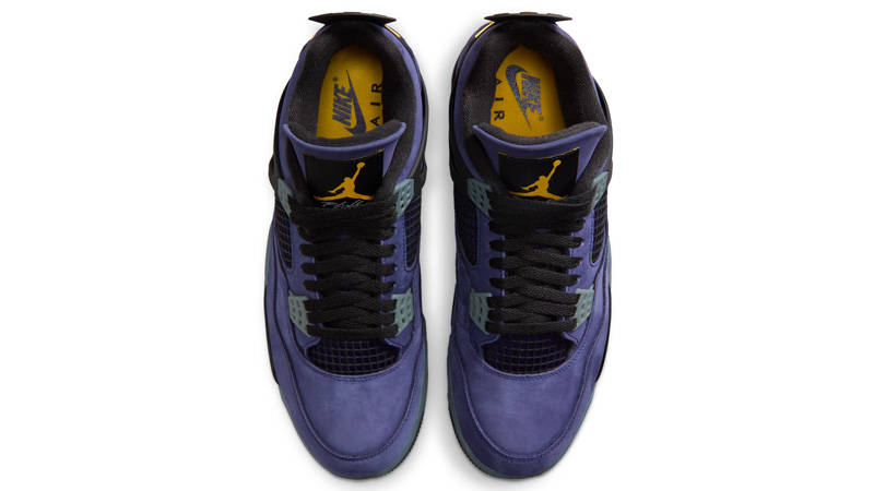jordan 4 yellow and purple