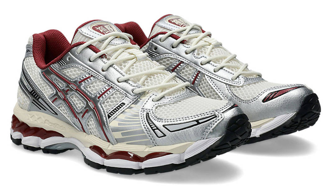 ASICS Gel-Kayano 12.1 Silver Burgundy Front