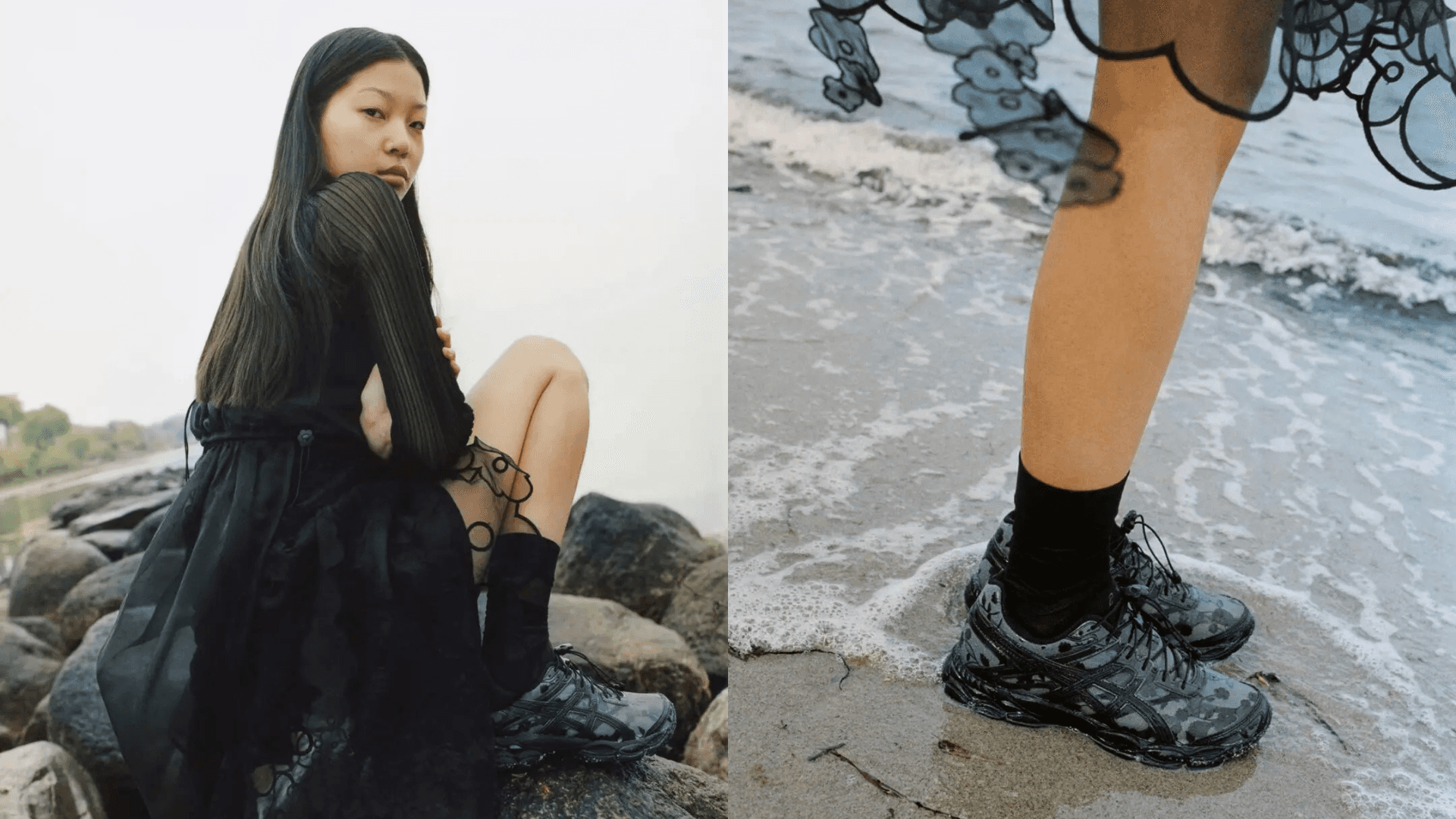 Cecilie Bahnsen x ASICS Gel-Cumulus 16 SSCB Black