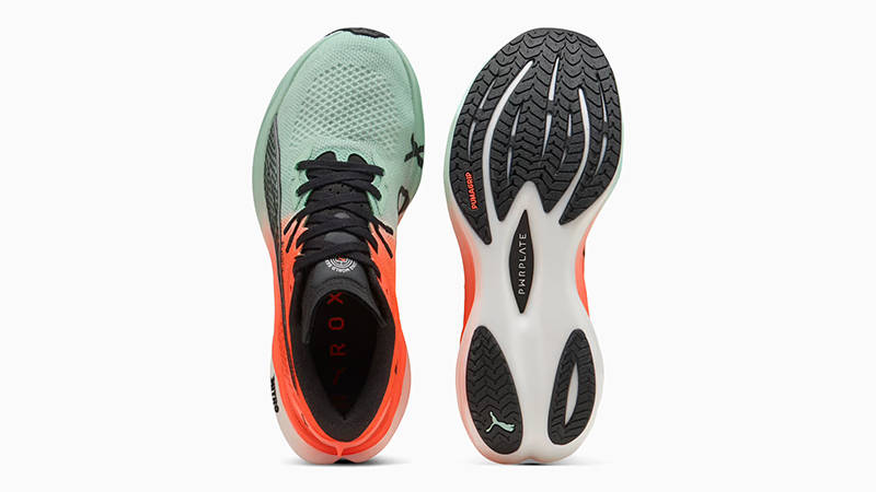 HYROX x PUMA Deviate NITRO 3 Glowing Red Mint Melt Women 312294-01 Top