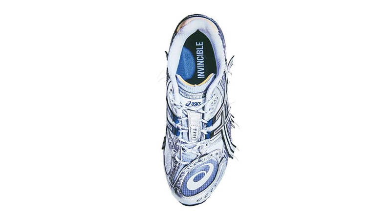 INVINCIBLE x ASICS GEL-Nimbus 10.1 HTTP 404 Blue middle