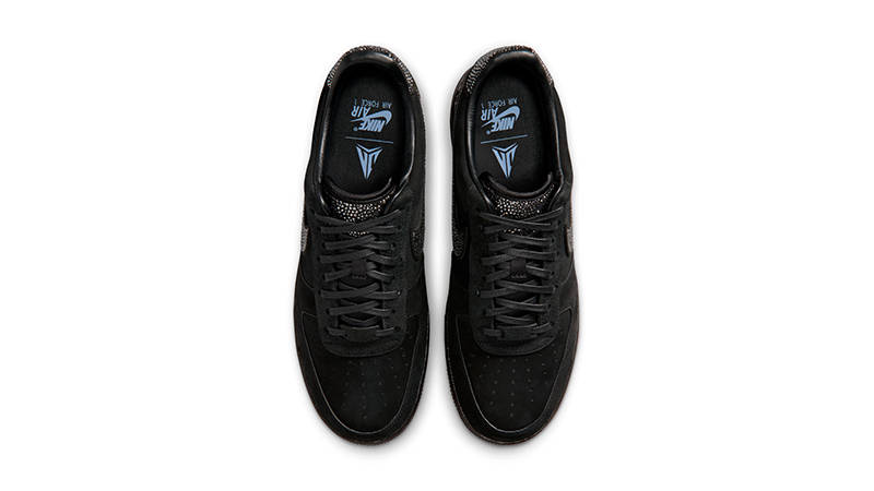 Ja Morant x Nike Air Force 1 Low Swarovski Black middle
