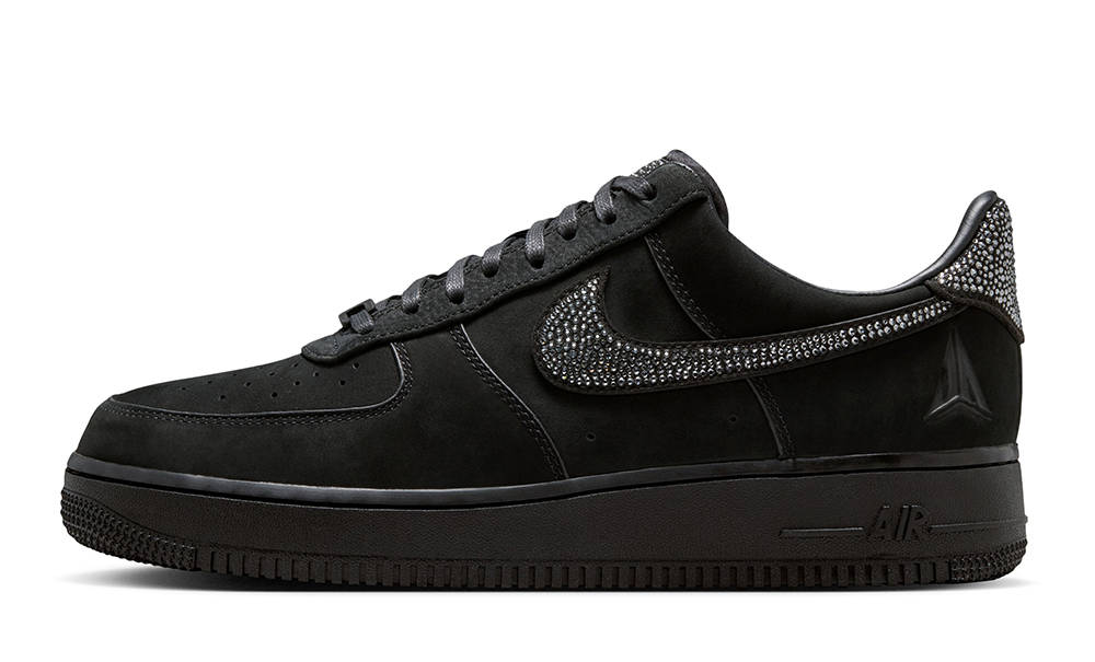 Ja Morant x Nike Air Force 1 Low Swarovski Black
