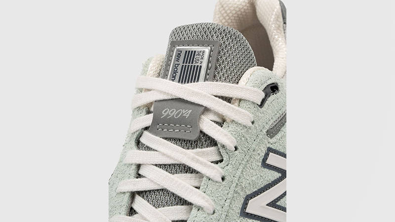 JAIDE x New Balance 990v4 Green U990WK4 tongue