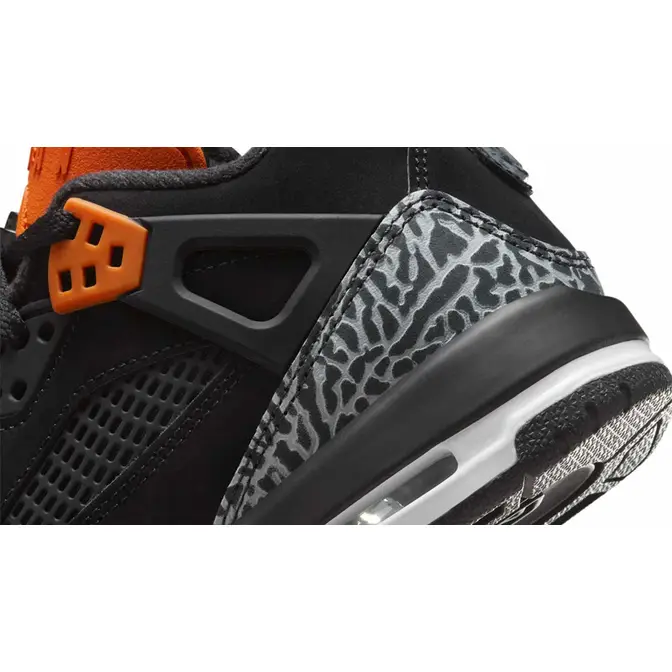 Jordan Spizike Low GS Black Starfish Closeup