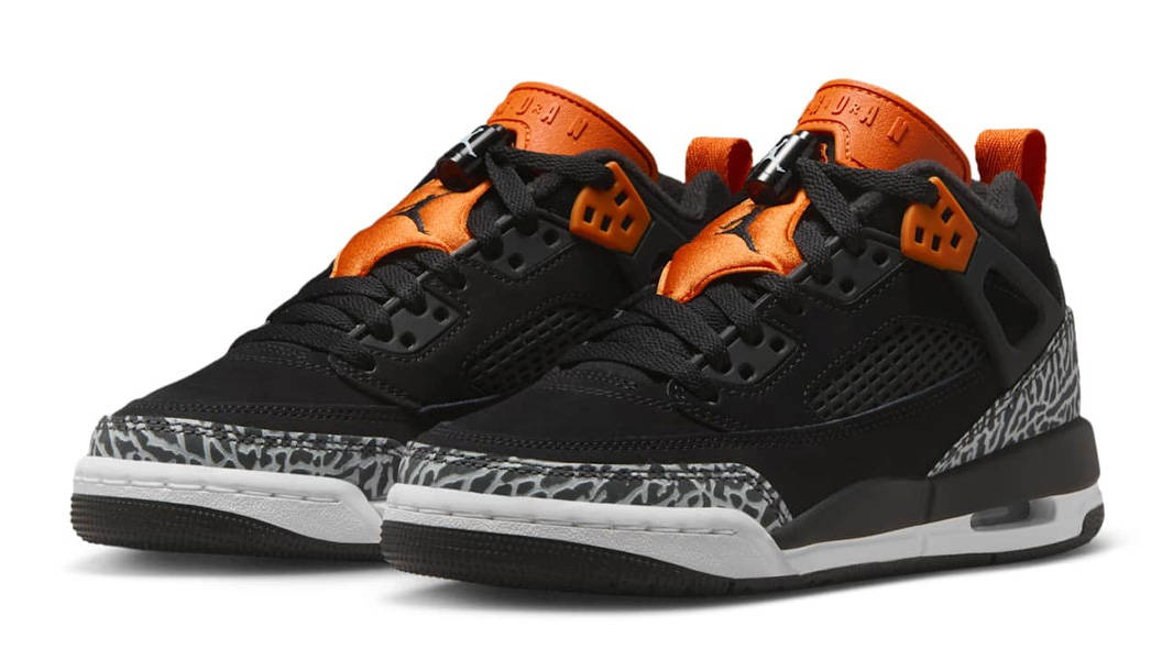 Jordan Spizike Low GS Black Starfish Front