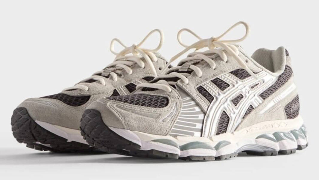 KITH ASICS GEL-1130 Vintage Tech CREAM NEW Kith X Asics Gel-1130 Cream Starlight Blue 1203A991-100 Men\u0027s Sz 13 IN  HAND