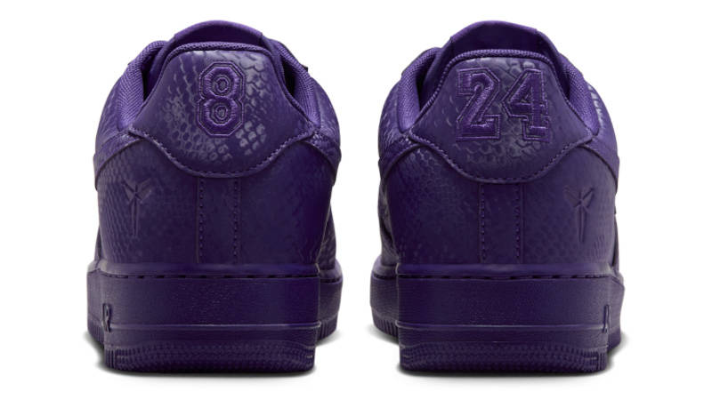 Kobe Bryant x Nike Air Force 1 Low Court Purple Back